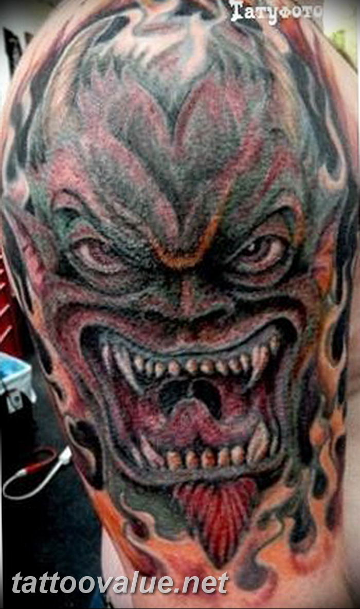 photo photo tattoo demon 05.12.2018 №196 - tattoo patterns - tattoovalue.net